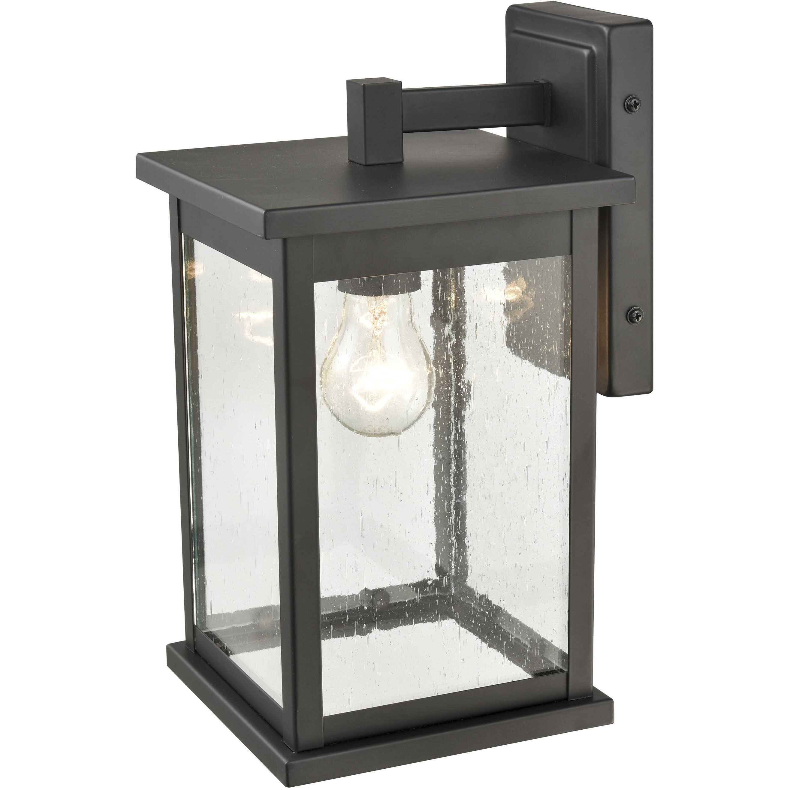 Bowton 1 Light 13 inch Powder Coated Black Outdoor Wall Sconce